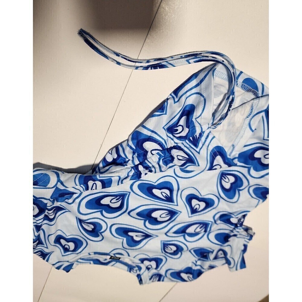 Qutie 90s Ruched Drawstring Side Heart Top - Picture 7 of 10